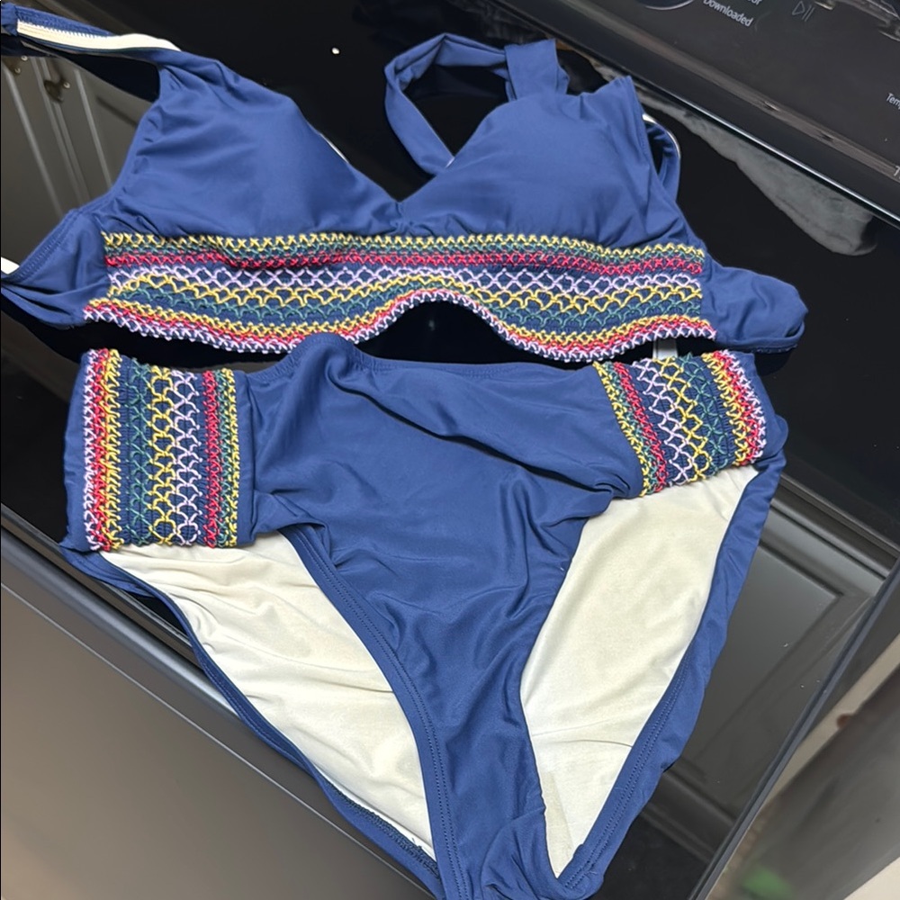 Anthropologie high waisted bikini